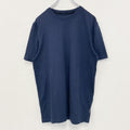 古着 used　Eddie Bauer エディバウアー　半袖無地Tシャツ　クルーネック　シンプル　ノームコア　ネイビー　Mサイズ