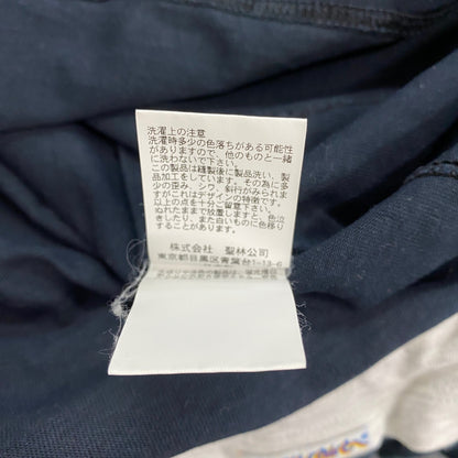 H.R.MARKET　ハリウッドランチマーケット　長袖Tシャツ/ロンT　ポケT　刺繍ロゴ　黒　ブラック　2サイズ