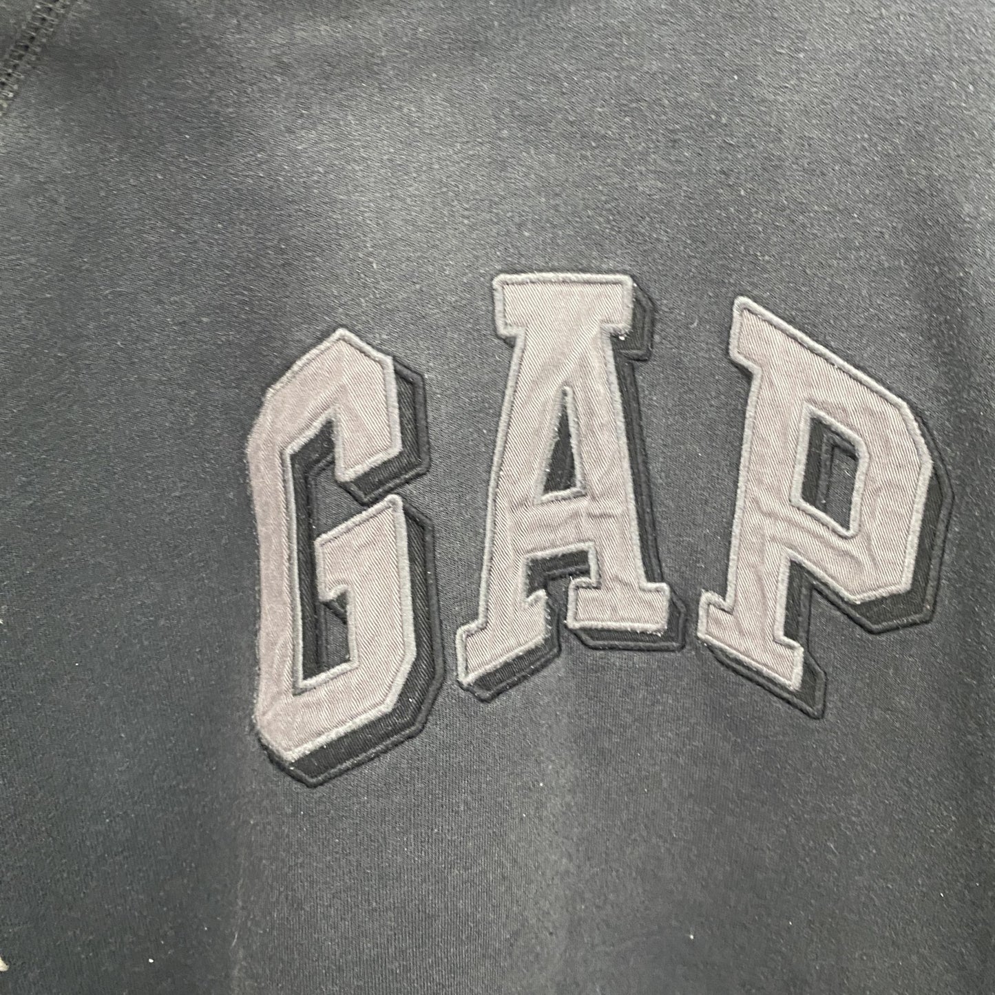GAP　ギャップ　スウェットパーカー/フーディー　裏フリース　黒　ブラック　Mサイズ