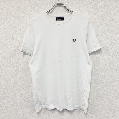 FRED PERRY　フレッドペリー　半袖Tシャツ　白　ホワイト　Mサイズ