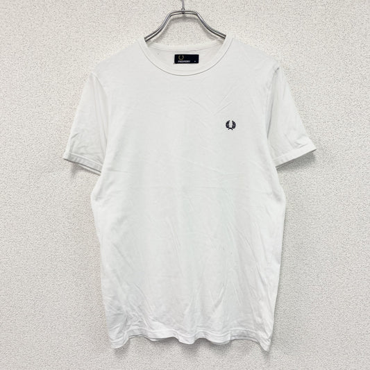 FRED PERRY　フレッドペリー　半袖Tシャツ　白　ホワイト　Mサイズ