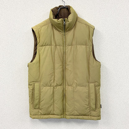 Eddie Bauer　エディーバウアー　ダウンフェザージャケット　ダウン85%　リバーシブル　ブラウン　ベージュ　Sサイズ