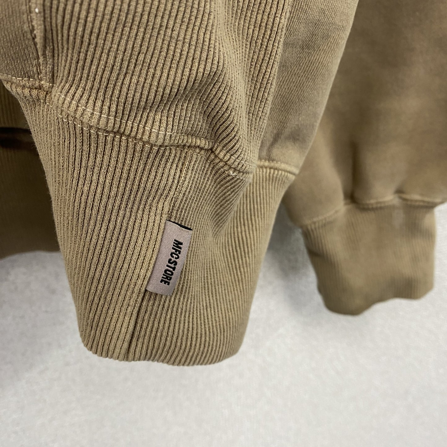 MFC STORE　エムエフシーストア　スウェットパーカー/フーディー　裏ボア 　ベージュ　XXLサイズ