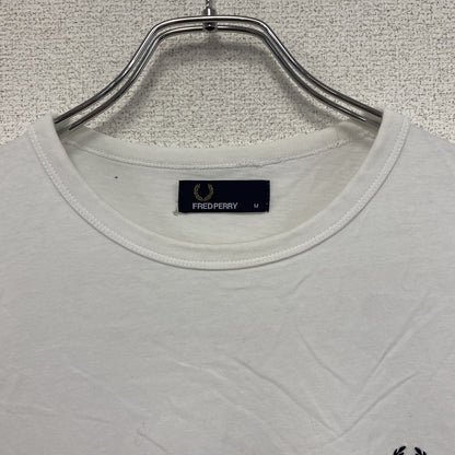 FRED PERRY　フレッドペリー　半袖Tシャツ　白　ホワイト　Mサイズ