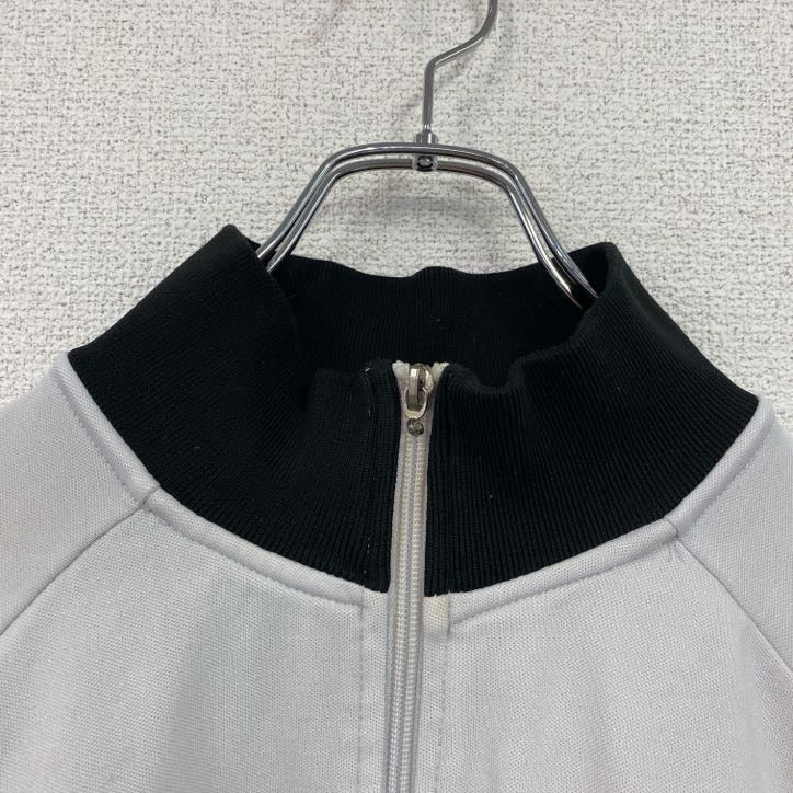 ellesse エレッセ　トラックジャケット/ジャージ　刺繍ロゴ　白　ホワイト　Lサイズ