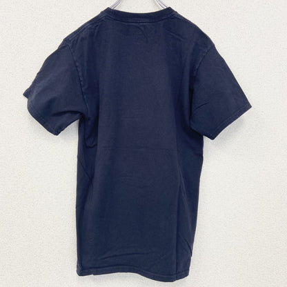 古着 used　champion チャンピオン　半袖カレッジプリントTシャツ　ミシガン州立大学　レトロ　ネイビー　紺　Sサイズ