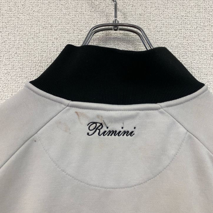 ellesse エレッセ　トラックジャケット/ジャージ　刺繍ロゴ　白　ホワイト　Lサイズ