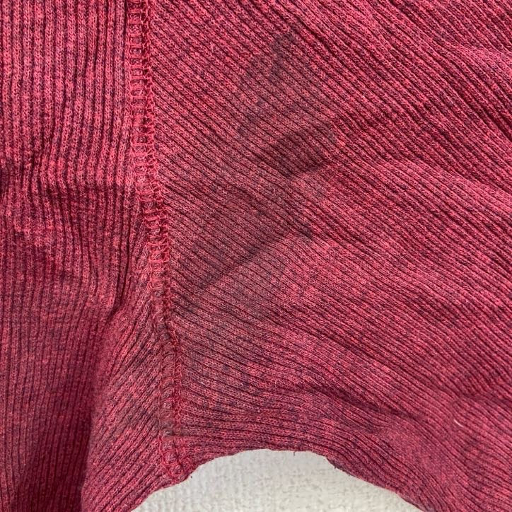 90s　adidas　アディダス　長袖カットソー　ヴィンテージ　タートルネック　赤　レッド　Lサイズ