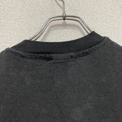 90s　Hanes　ヘインズ　半袖アニマルプリントTシャツ　ヴィンテージ　黒　ブラック　Sサイズ