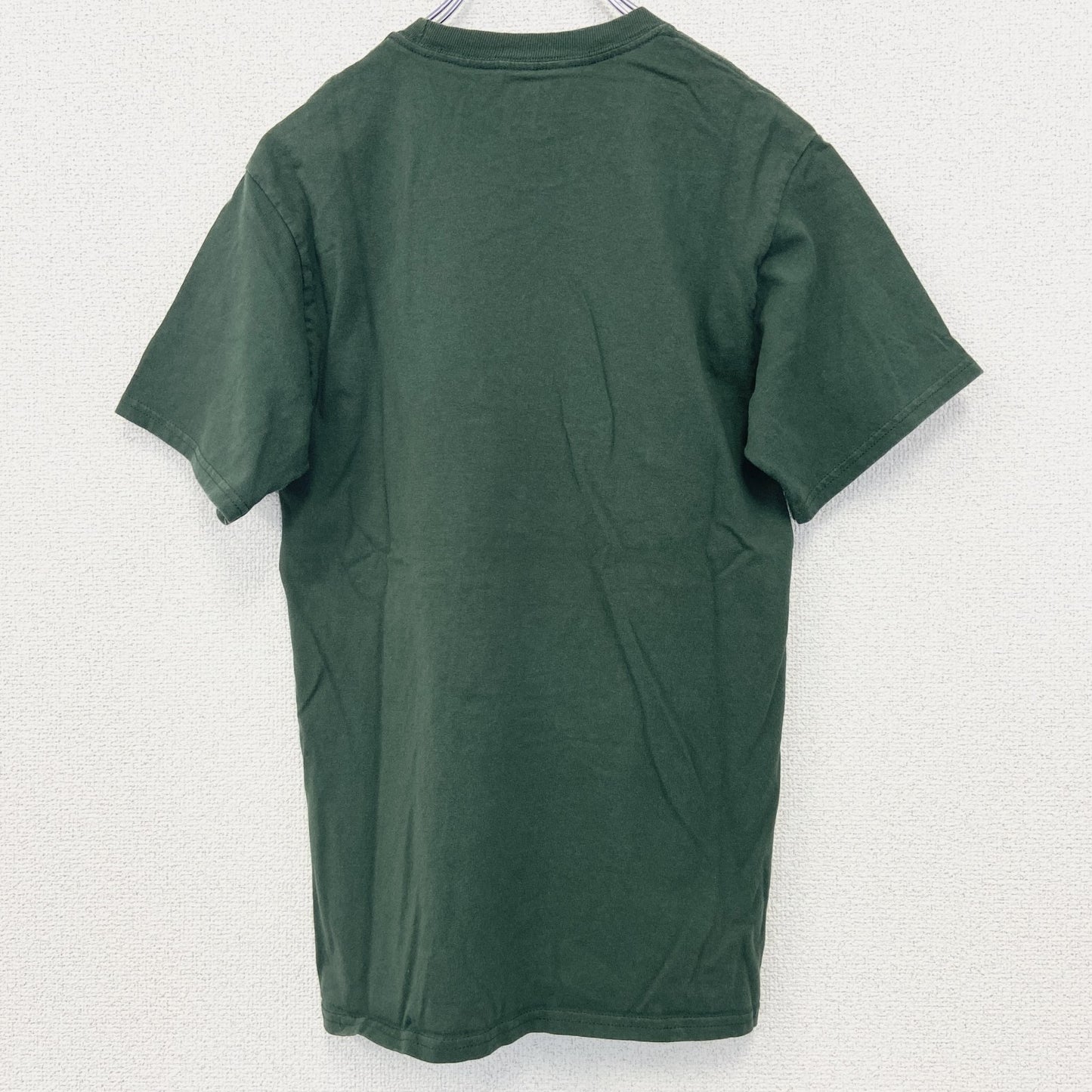 古着 used　champion チャンピオン　半袖カレッジプリントTシャツ　マイアミ大学　テニス　クルーネック　緑　Sサイズ