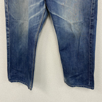 Levi's　リーバイス　512　ダメージデニムパンツ/ジーンズ　縦落ち　フェード　ジップフライ　インディゴ　34サイズ