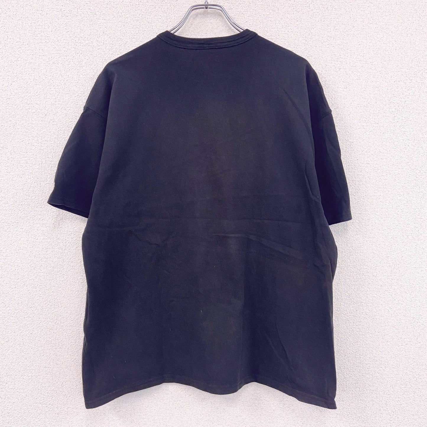 00s　Champion　チャンピオン　半袖プリントTシャツ　ヴィンテージ　コンパス　黒　ブラック　Lサイズ