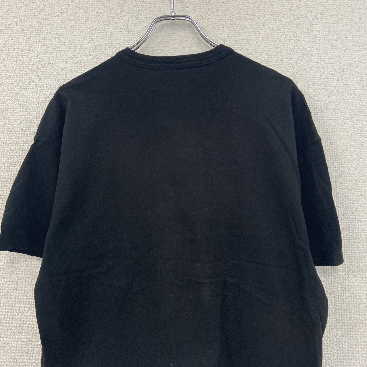 00s　Champion　チャンピオン　半袖プリントTシャツ　ヴィンテージ　コンパス　黒　ブラック　Lサイズ