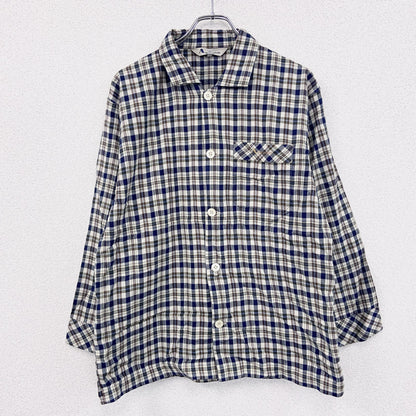 Aquascutum　アクアスキュータム　長袖シャツ　クラブチェックシャツ　チェック柄　マルチカラー　Mサイズ