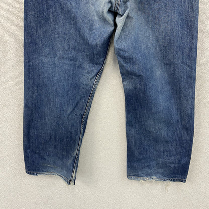 Levi's　リーバイス　512　ダメージデニムパンツ/ジーンズ　縦落ち　フェード　ジップフライ　インディゴ　34サイズ
