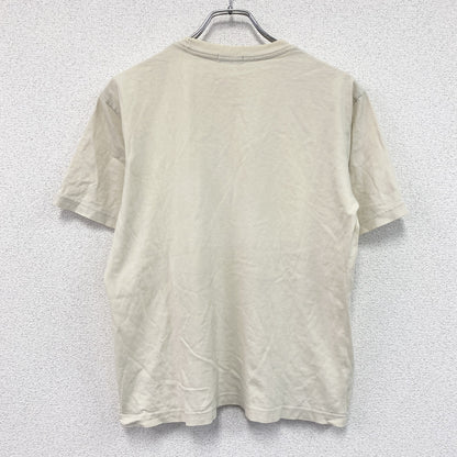JUNMEN　ジュンメン　半袖プリントTシャツ　ベージュ　Sサイズ