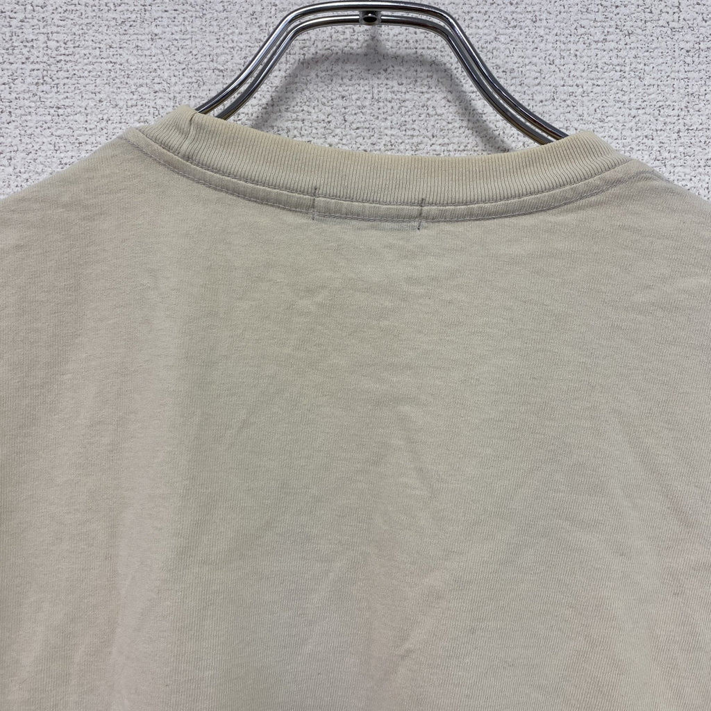 JUNMEN　ジュンメン　半袖プリントTシャツ　ベージュ　Sサイズ