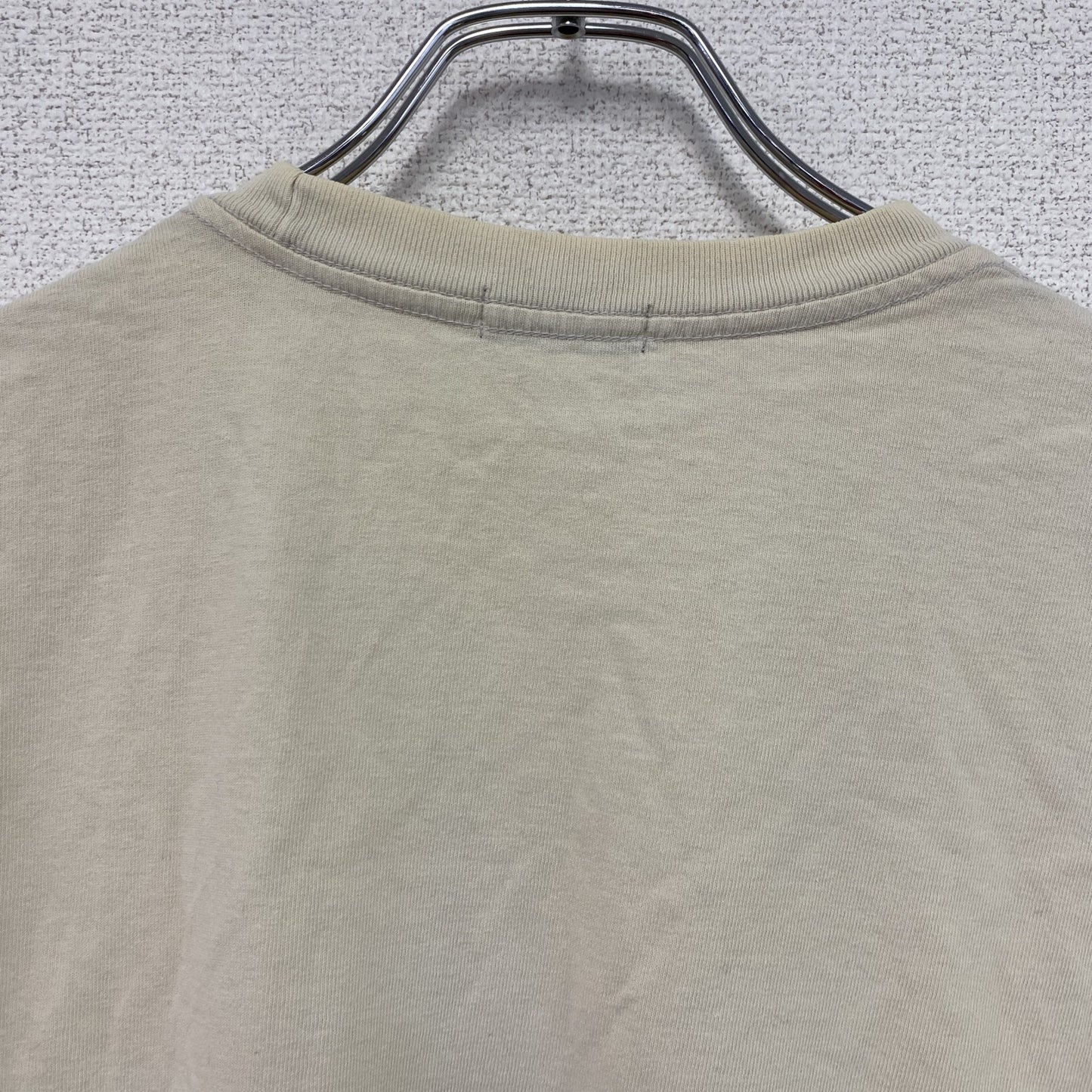 JUNMEN　ジュンメン　半袖プリントTシャツ　ベージュ　Sサイズ