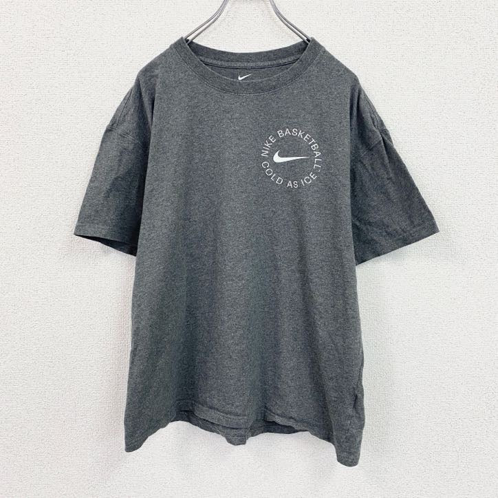 NIKE　ナイキ　半袖プリントTシャツ　バスケットボール　ダークグレー　Mサイズ