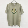 anvil　アンビル　半袖プリントTシャツ　カーキ　Lサイズ