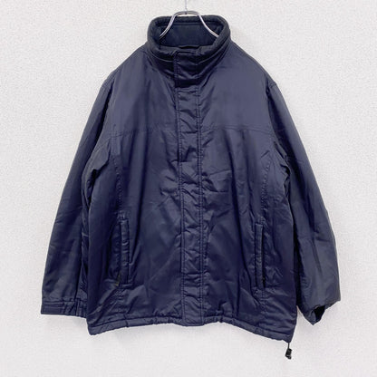 90s～　OLD UNIQLO　オールドユニクロ　中綿ジャケット　比翼仕立て　ヴィンテージ　ネイビー　Mサイズ