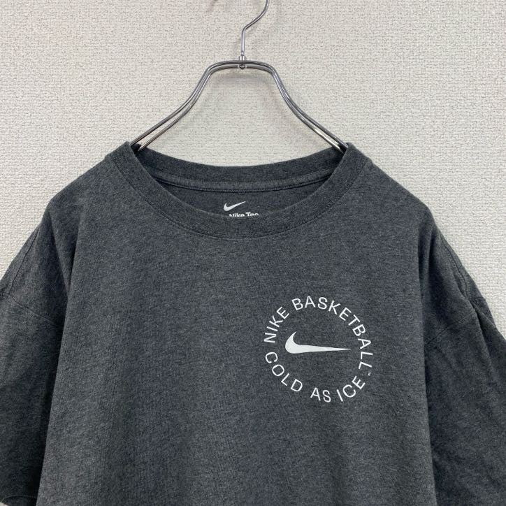 NIKE　ナイキ　半袖プリントTシャツ　バスケットボール　ダークグレー　Mサイズ