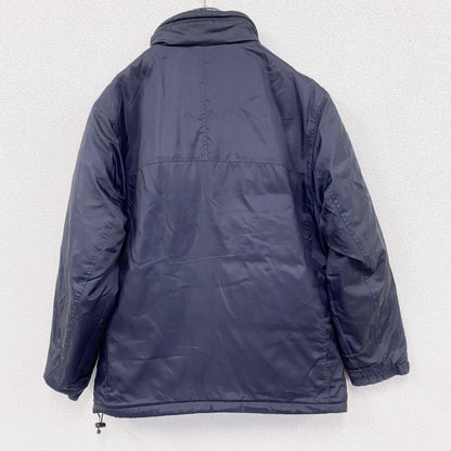 90s～　OLD UNIQLO　オールドユニクロ　中綿ジャケット　比翼仕立て　ヴィンテージ　ネイビー　Mサイズ