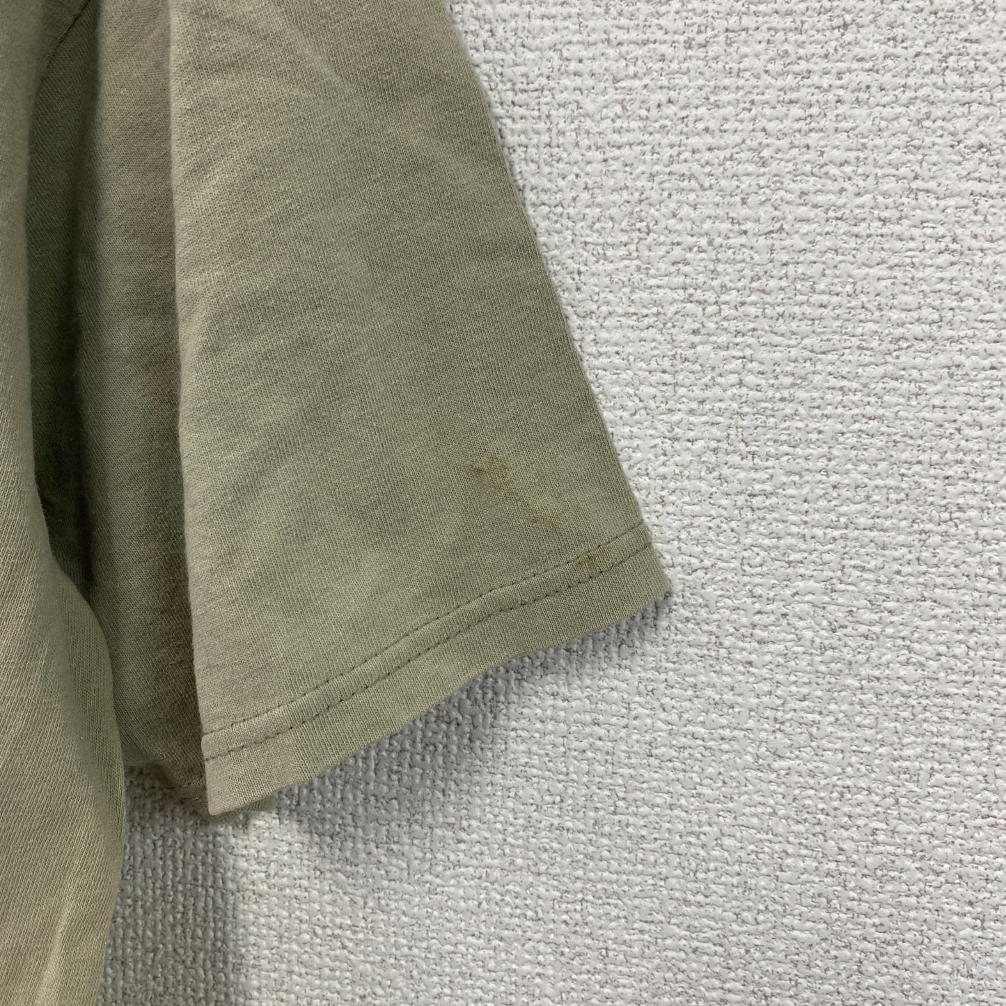 anvil　アンビル　半袖プリントTシャツ　カーキ　Lサイズ