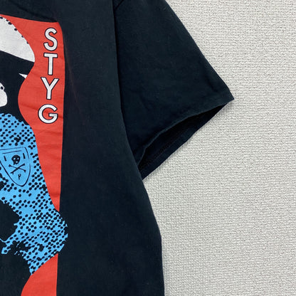 GILDAN　ギルダン　スティックトゥユアガンズ　半袖プリントTシャツ　バンドT　黒　ブラック　Lサイズ
