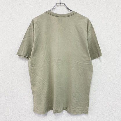 anvil　アンビル　半袖プリントTシャツ　カーキ　Lサイズ