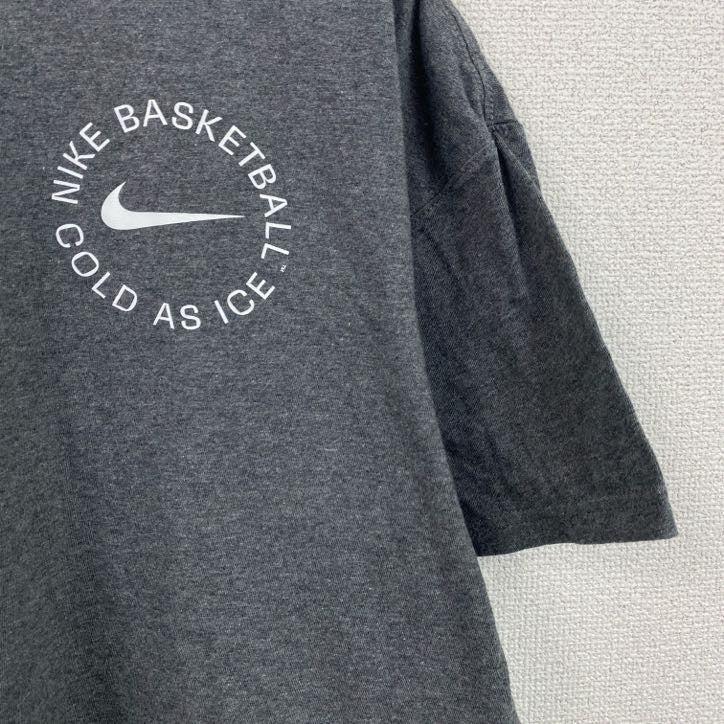 NIKE　ナイキ　半袖プリントTシャツ　バスケットボール　ダークグレー　Mサイズ