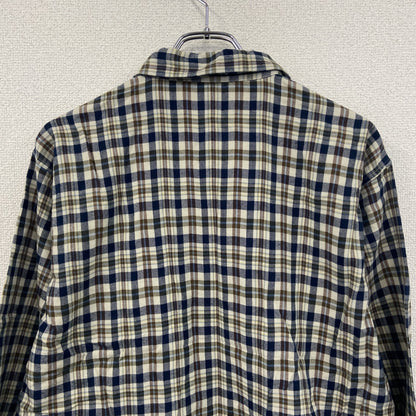 Aquascutum　アクアスキュータム　長袖シャツ　クラブチェックシャツ　チェック柄　マルチカラー　Mサイズ