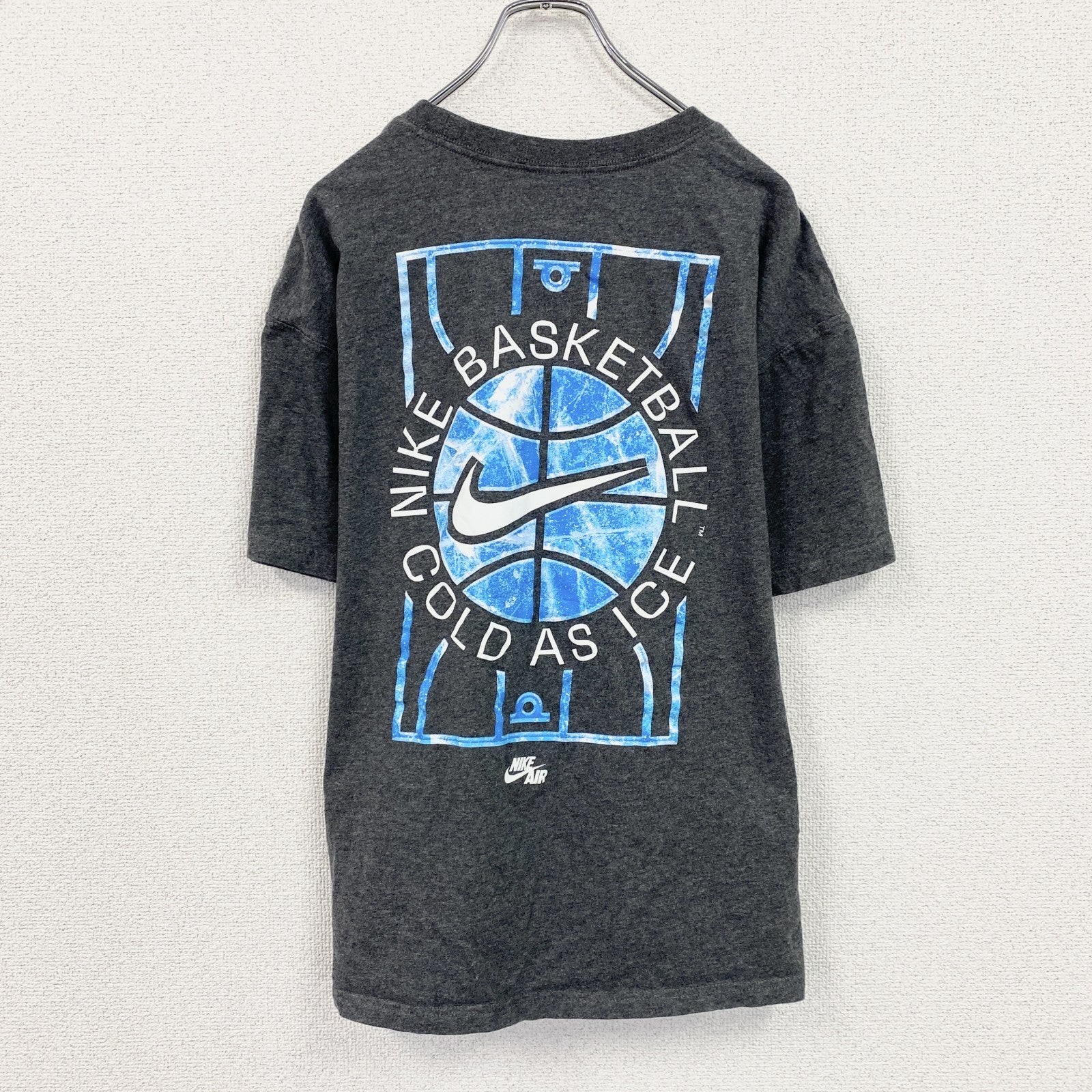 NIKE　ナイキ　半袖プリントTシャツ　バスケットボール　ダークグレー　Mサイズ