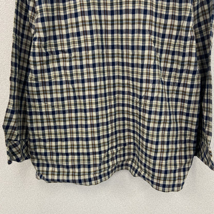 Aquascutum　アクアスキュータム　長袖シャツ　クラブチェックシャツ　チェック柄　マルチカラー　Mサイズ