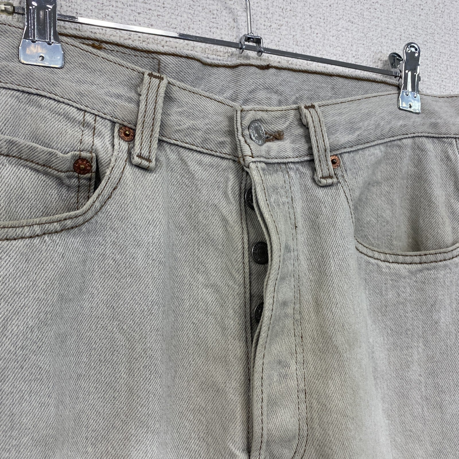 Levi's　リーバイス　デニムパンツ/ジーンズ　ボタンフライ　グレー　