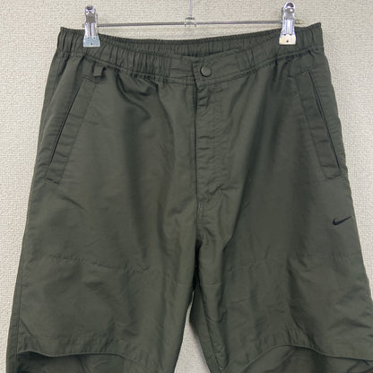 00s　NIKE　ナイキ　CLIMA-FIT　ピステパンツ　ハーフパンツ　TECH　ヴィンテージ　カーキ　Mサイズ
