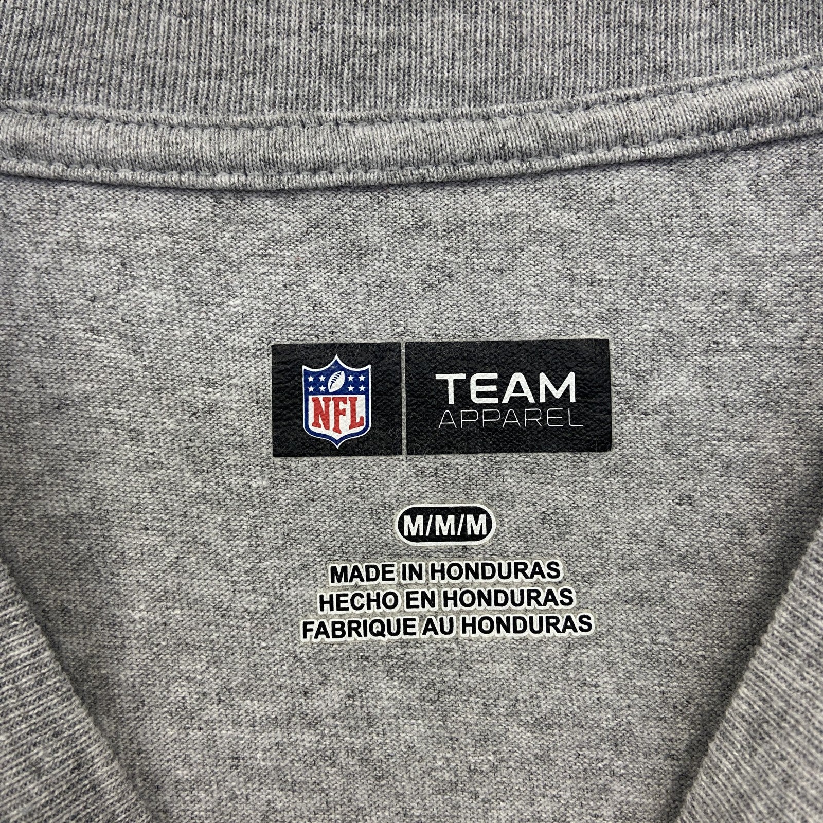 古着 used　NFL　半袖オフィシャルプリントTシャツ　グリーンベイパッカーズ　アメフト　クルーネック　グレー　Mサイズ