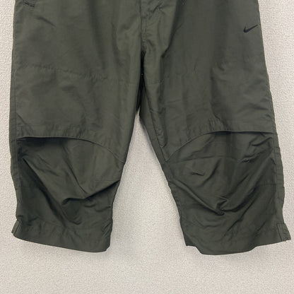 00s　NIKE　ナイキ　CLIMA-FIT　ピステパンツ　ハーフパンツ　TECH　ヴィンテージ　カーキ　Mサイズ
