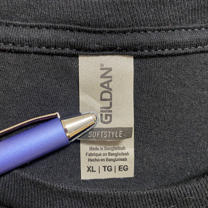 古着 used　GILDAN ギルダン　半袖プリントTシャツ　FIESTA BOWL　カレッジフットボール　黒　XLサイズ