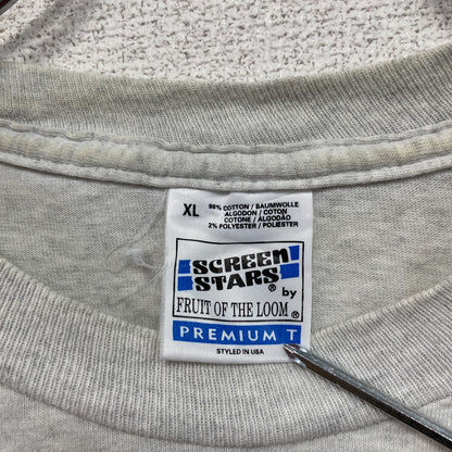 90s　SCREEN STARS　スクリーンスターズ　半袖プリントTシャツ　テニス　グレー　XLサイズ