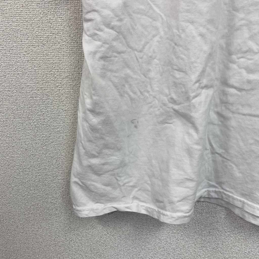 Champion　チャンピオン　半袖プリントTシャツ　英字プリント　クルーネック　現行　白　ホワイト　XLサイズ