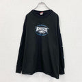 NFL　長袖プリントTシャツ　EAGLES　黒　ブラック　Lサイズ