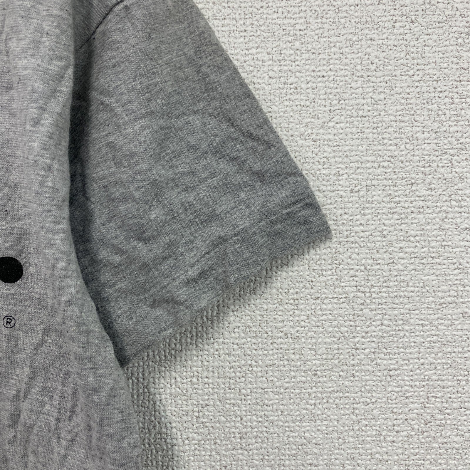 90s　Budweiser　バドワイザー　半袖プリントTシャツ　シングルステッチ　ヴィンテージ　グレー　灰色　Mサイズ　古着