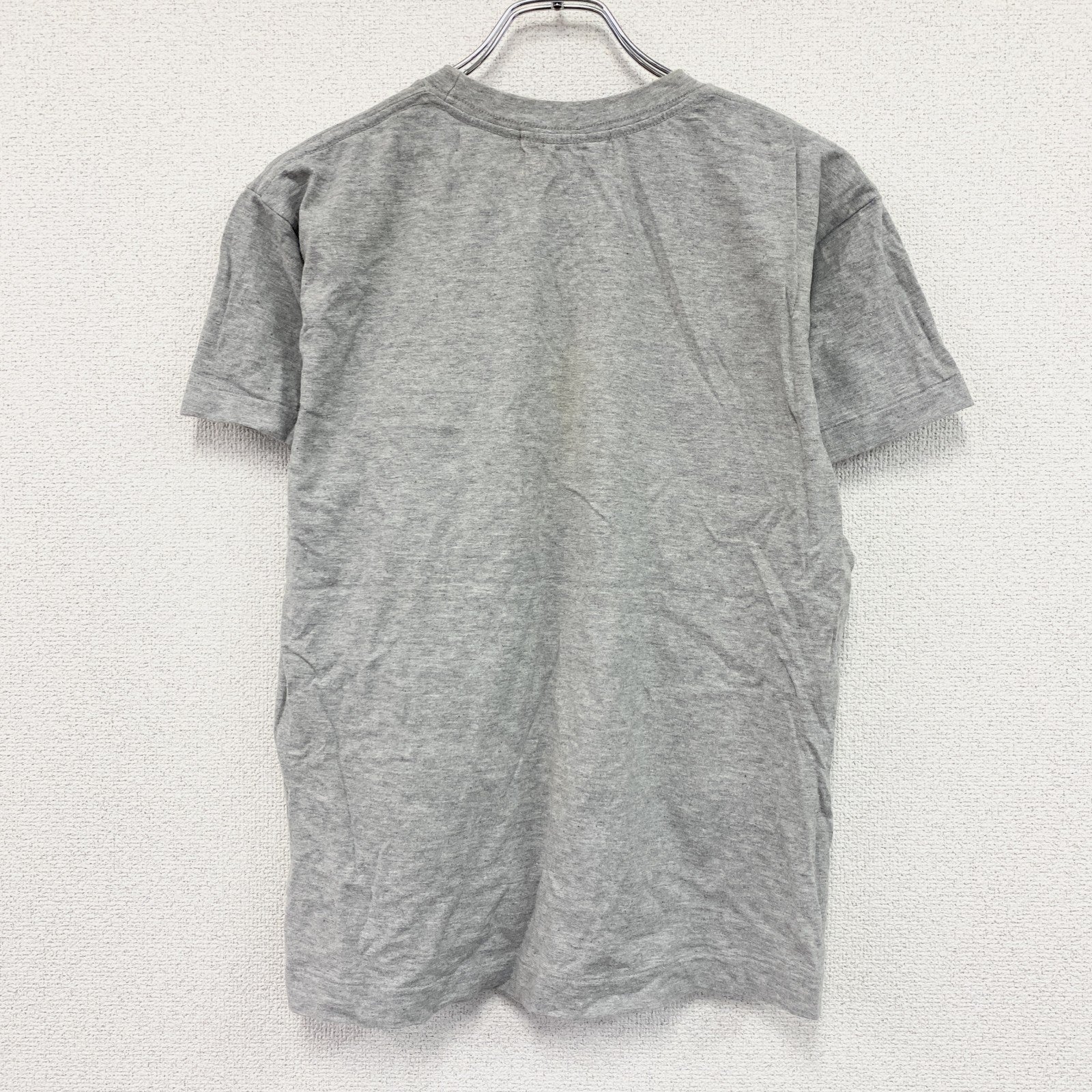 90s　Budweiser　バドワイザー　半袖プリントTシャツ　シングルステッチ　ヴィンテージ　グレー　灰色　Mサイズ　古着