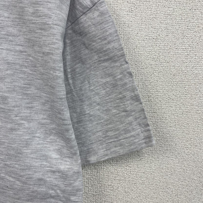 00s　オンワード樫山　松本零士　湧永製薬　半袖Tシャツ　コラボT　染み込みプリント　シングルステッチ　霜降りグレー　