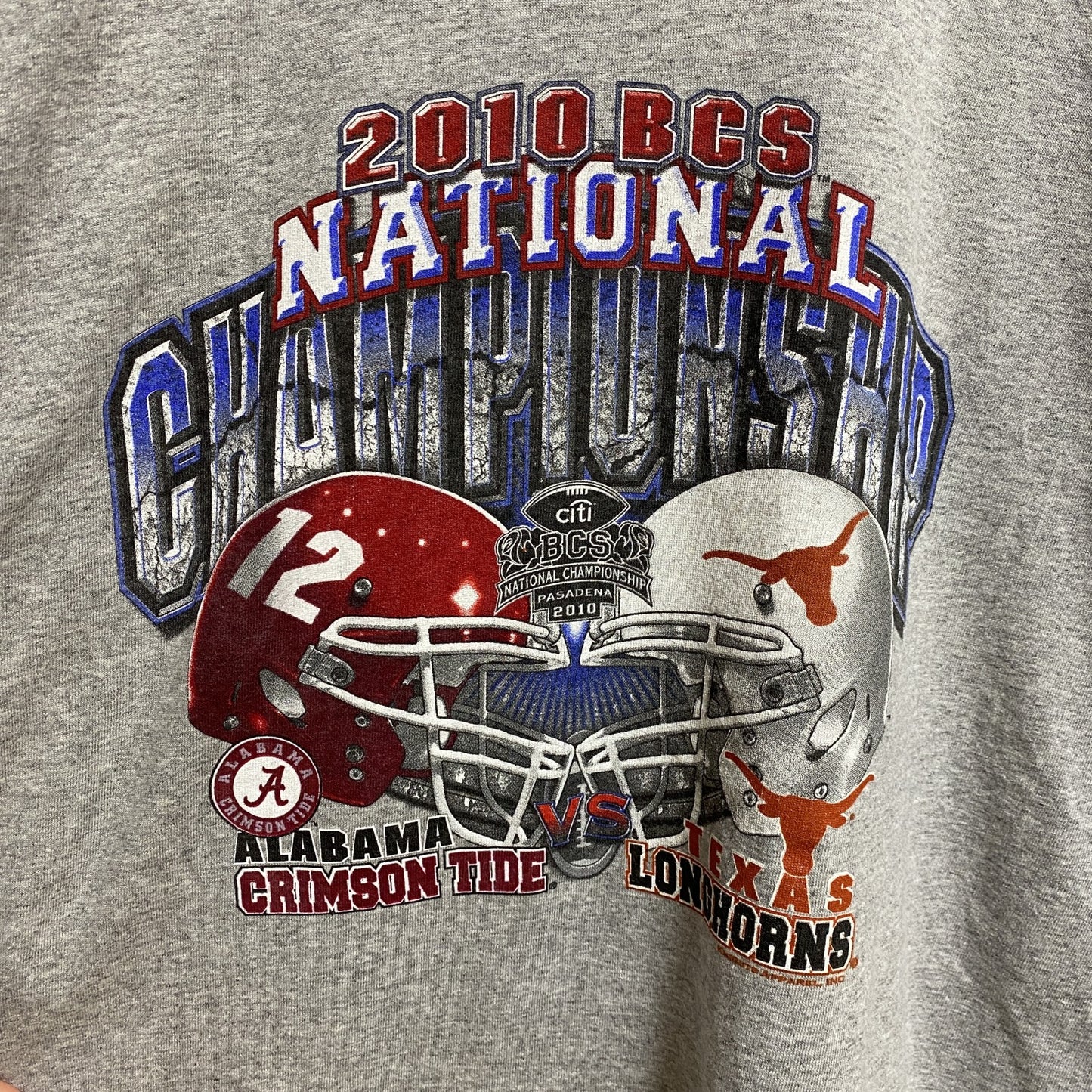 古着 used　GILDAN ギルダン　NCAA　アメフト　半袖クルーネックプリントTシャツ　グレー　スポーツ　XLサイズ