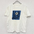 半袖プリントTシャツ　シングルステッチ　白　ホワイト