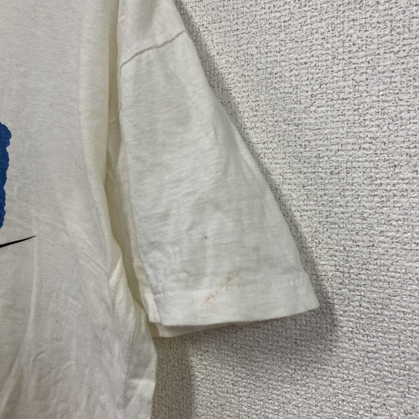 半袖プリントTシャツ　シングルステッチ　白　ホワイト