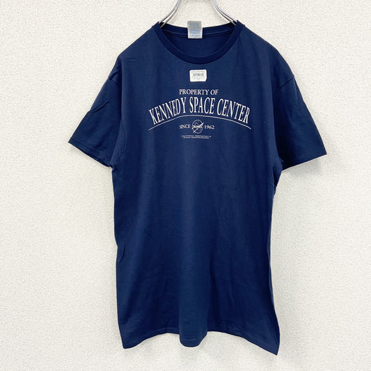 DELTA　デルタ　半袖プリントTシャツ　紺　ネイビー　Mサイズ