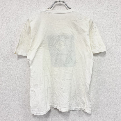 半袖プリントTシャツ　シングルステッチ　白　ホワイト